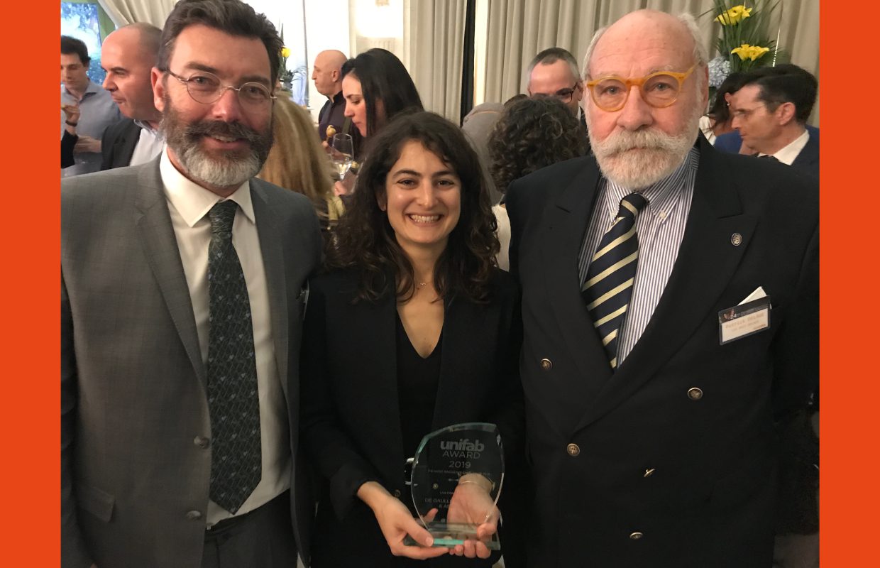 De Gaulle Fleurance & Associés reçoit le 1er﻿ prix de l’UNIFAB AWARD de l’affaire la plus innovante en propriété intellectuelle pour le dossier Delâge