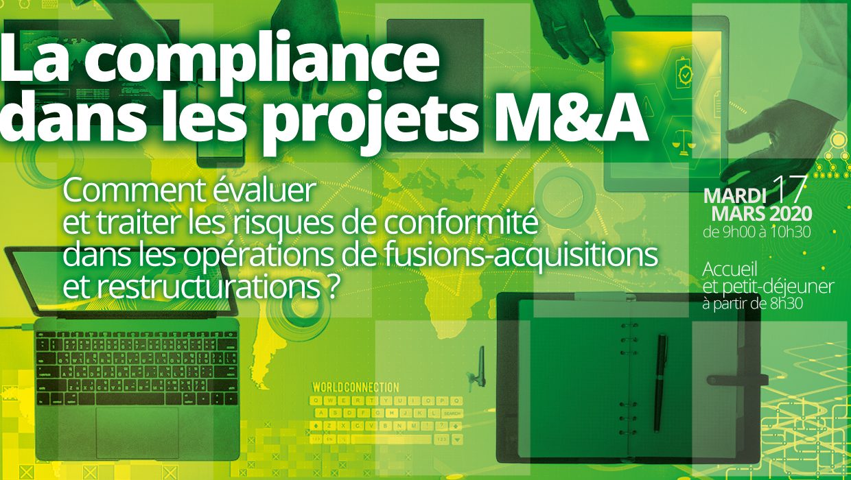 Petit-déjeuner conférence – La compliance dans les projets M&A