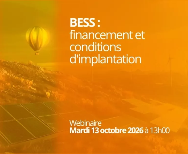BESS : financement et conditions d'implantation